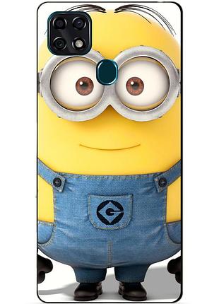 Чехол силиконовый бампер для zte blade 20 smart с рисунком миньон стюарт minion