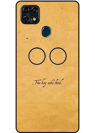 Чехол силиконовый бампер для zte blade 20 smart с рисунком гарри поттер harry potter очки