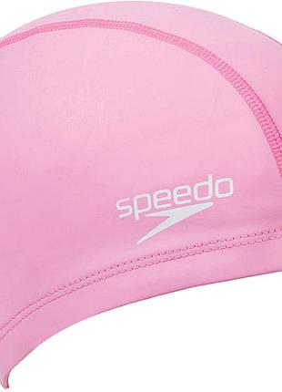 Шапочка для плавання спеедо оригінал speedo ultra pace cap au pink рожевий уні osfm 8-017311341
