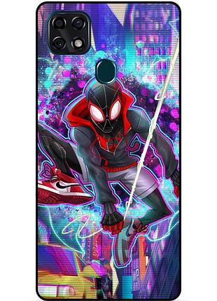 Силіконовий чохол бампер для zte blade 20 smart з картинкою spider man людина-павук