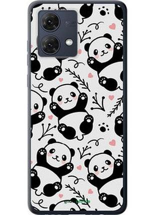 Чехол на motorola moto g84 панды "4318u-3344-2448"