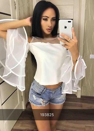 ⛔блуза з воланами