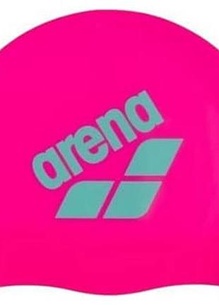 Шапочка для плавания arena big logo cap розовый уни ofsm 009276-201