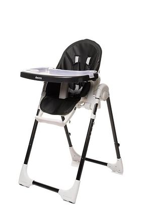 Стілець для годування 4baby decco black
