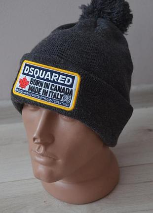Чоловіча тепла шапка dsquared