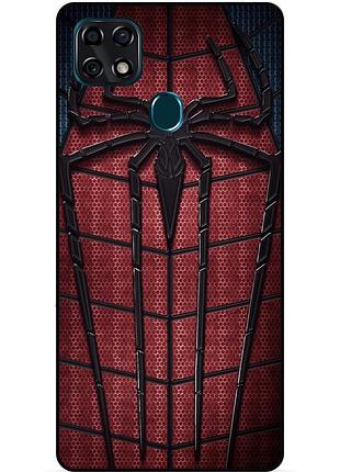 Чехол силиконовый бампер для zte blade 20 smart с картинкой человек паук spider man