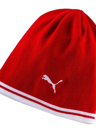 Чоловіча / жіноча шапка пума оригінал puma new navy beanie 021210-01