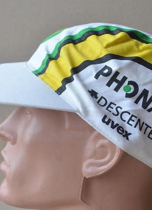 Вінтажна чоловіча велокепка phonak descente
