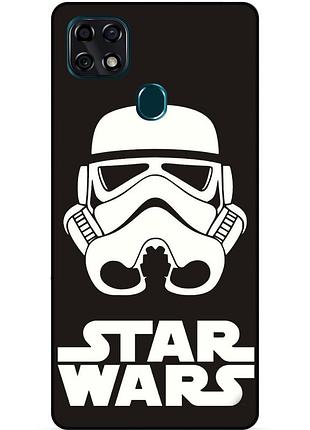 Чехол силиконовый бампер для zte blade 20 smart с рисунком звездные войны star wars звездные войны
