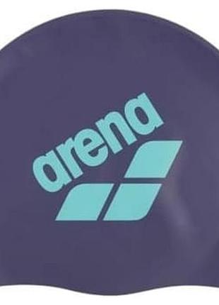 Шапочка для плавания arena big logo cap фиолетовый уни ofsm 009276-202