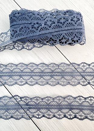 Мереживні шнурки для взуття 120 см; сірий
