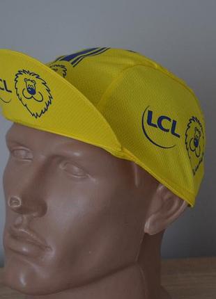 Жовта велокепка lcl tour de france