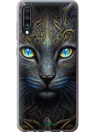 Чохол на samsung galaxy a70 2019 a705f кішка "5548u-1675-2448"
