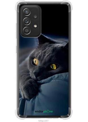 Чохол на samsung galaxy a52 димчастий кіт "825sp-2251-2448"