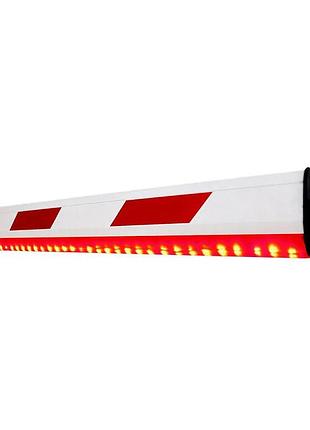 Стрела для шлагбаума zkteco cmp и bg1000 led boom длиной 4.5м с led подсветкой