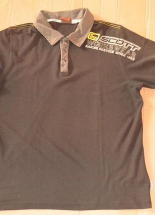 Чоловіча вело футболка поло scott workswear з німеччини