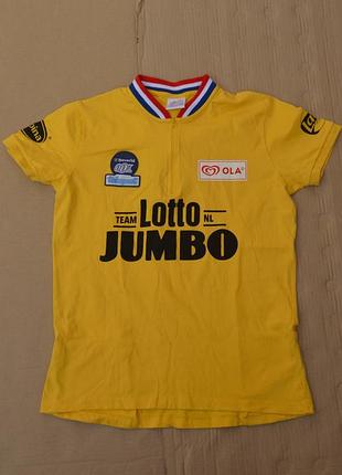 Велофутболка lotto jumbo з німеччини / l-xl