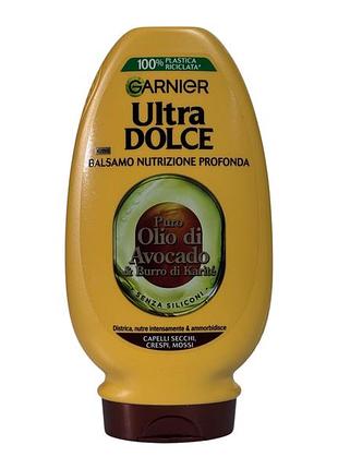 Бальзам для волос garnier авокадо и карите для сухих ломких волос olio di avocado & burro di karité, 250 мл