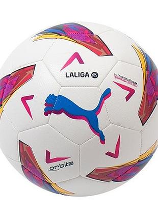М'яч футбольний пума оригінал fifa puma orbita la liga hybrid training 084108-01, цвет белый, размер (европа) - 5 084108-01-5