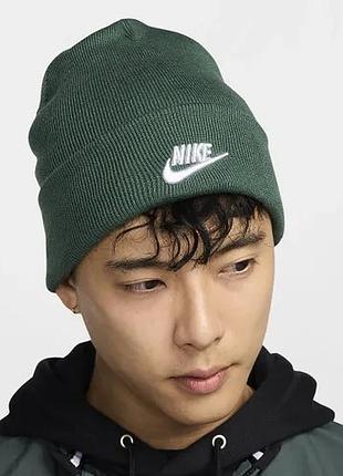 Мужская / женская шапка найк оригинал nike u nk peak beanie tc fut f24 l hf0186-323