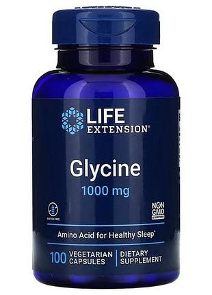 Life extension glycine 1,000 mg 100 капсул