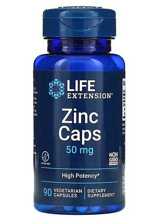 Life extension zinc caps 50 mg 90 капсул