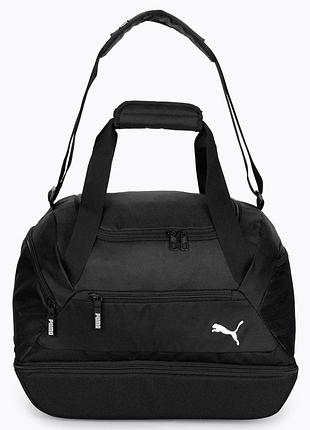 Мужская / женская сумка спортивная пума оригинал puma teamgoal teambag 37l черный уни 46х33х25 см 090235-01