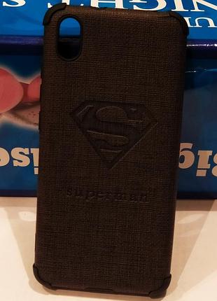 Чехол накладка jeans superman xiaomi redmi 7a черный