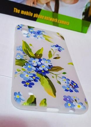 Чехол накладка "flowers mix" samsung m10