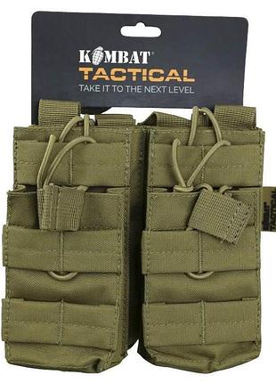 Підсумок під магазини ак kombat uk double duo mag pouch (kb-ddmp-coy)