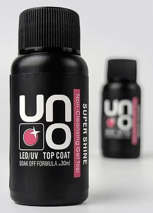 Топ с уф-фильтром без липкого слоя uno super shine 30 мл