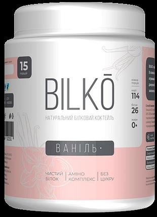 Протеиновый коктейль bilko 87% белка (ваниль / 0,45 кг)