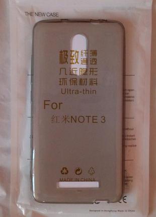 Силіконовий чохол накладка для xiaomi redmi note 3