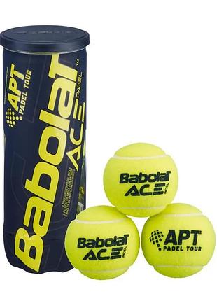 М'ячі для падел-тенісу babolat ace padel x3 (3 шт.)