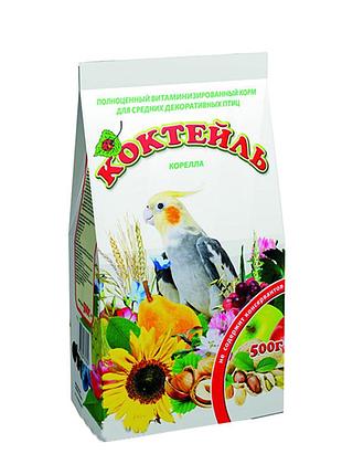 Коктейль корм для средних попугаев корелла 500 г