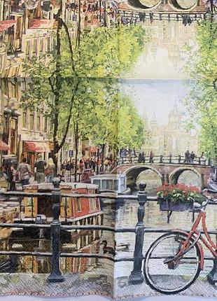 Салфетка декупажная .амстердам. 3слоя,33*33см тм jet