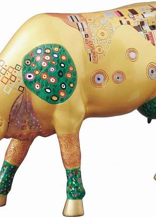 Статуэтка фигурка корова klimt cow коллекционная (size l) полирезин
