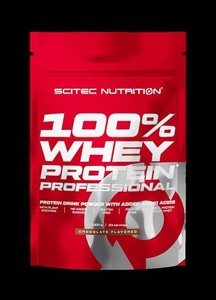 Протеин scitec nutrition 100% whey protein professional 1000 grams (chocolate)