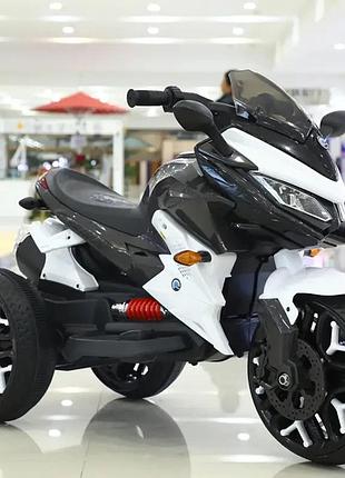 Детский трехколесный электро мотоцикл на аккумуляторе bmw м 4274 белый трицикл для детей от 3 до 6 лет
