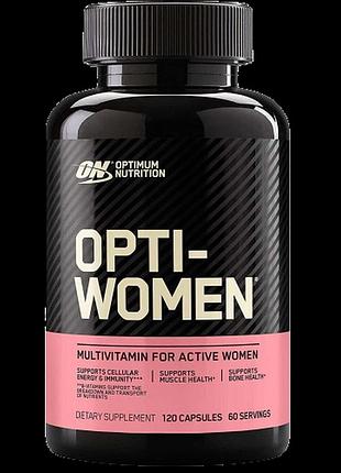Мультивітамінний комплекс для жінок optimum nutrition opti-women 120 caps