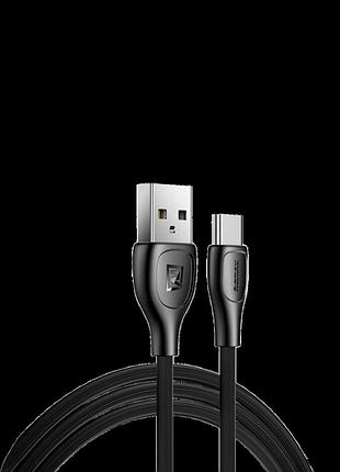 Кабель remax lesu pro usb 2.0 to type-c 2.1a 1m черный (rc-160a-b)