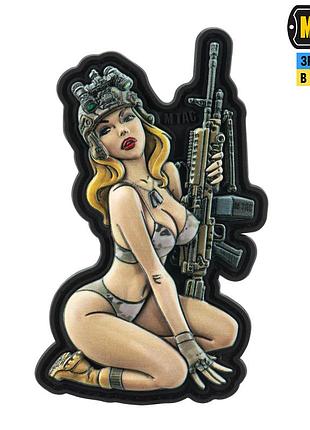 M-tac нашивка girl no5 pvc mc
