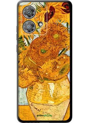 Чехол на motorola edge 40 neo винсент ван гог. подсолнухи "162u-3342-2448"