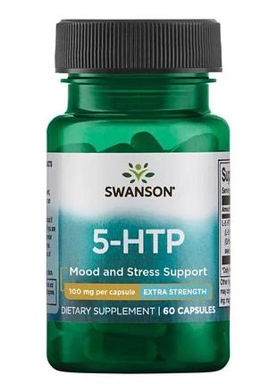 Swanson 5-htp 5-гидрокситриптофан 100 мг 60 vegcaps