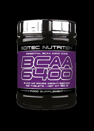 Амінокислота bcaa scitec bcaa 6400, 125 таблеток