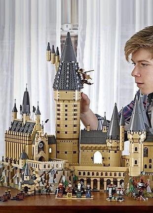 Конструктор замок хогвартс magic castle с освещением на дистанционном управлении 9031