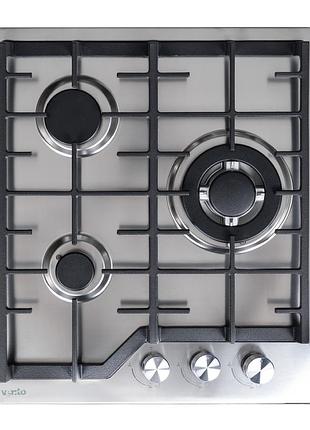 Газова панель три конфорки ventolux hg430 l7 cest (x) неіржавка сталь