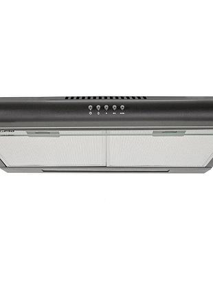 Вытяжка кухонная плоская черная ventolux roma 60 bk lux