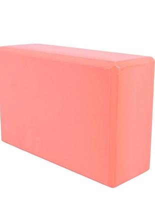 Блок для йоги ft0861(orange) eva 23 х 15 х 7 см