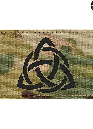 M-tac нашивка трикветр laser cut multicam/black